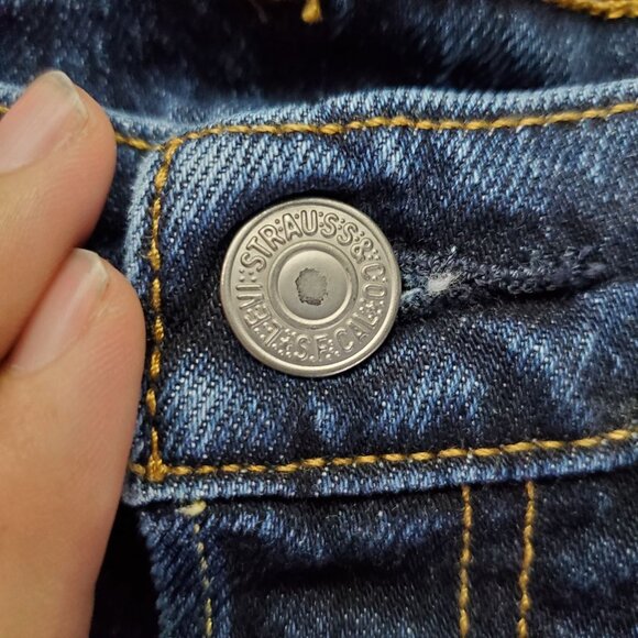Levis Jeans Womens 31 Blue 501 Skinny High Rise Button Fly Stretch Denim - Picture 8 of 14